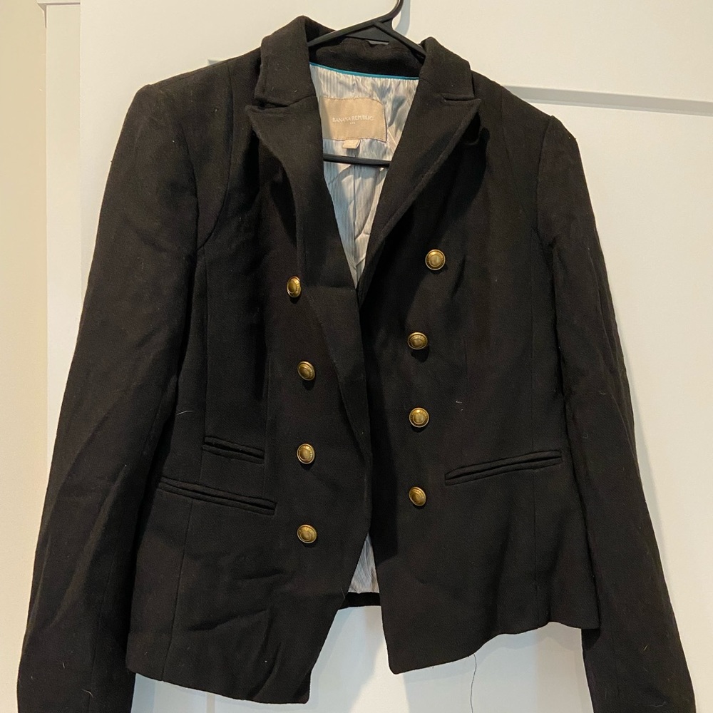Banana Republic military style blazer.